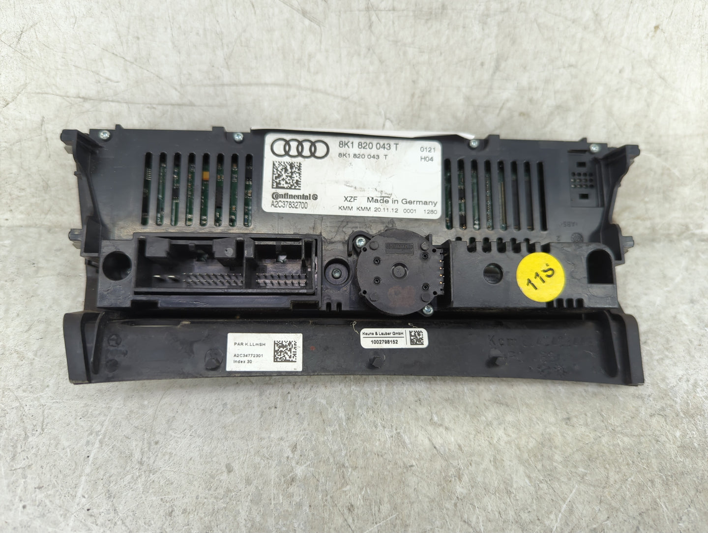 2010-2013 Audi A5 Climate Control Module Temperature AC/Heater Replacement P/N:8K1 820 043 T Fits Fits 2009 2010 2011 2012 2
