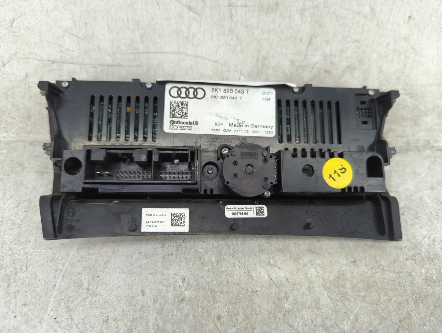 2010-2013 Audi A5 Climate Control Module Temperature AC/Heater Replacement P/N:8K1 820 043 T Fits Fits 2009 2010 2011 2012 2
