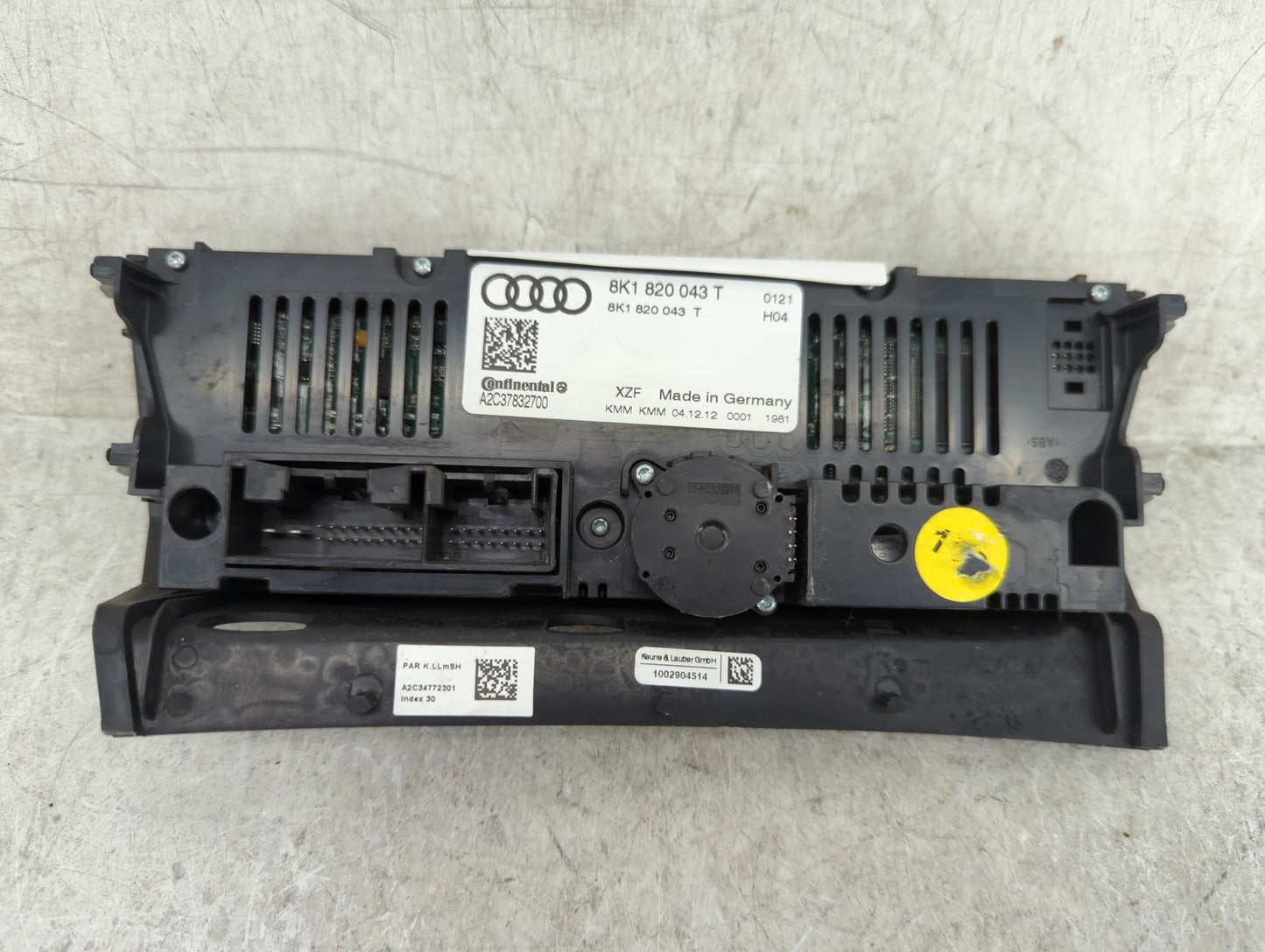 2010-2013 Audi A5 Climate Control Module Temperature AC/Heater Replacement P/N:8K1 820 043 T Fits Fits 2009 2010 2011 2012 2