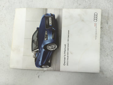 2013 Audi A5 Owners Manual Book Guide P/N:133.561.8F0.23 132.566.4MH.21 OEM Used Auto Parts