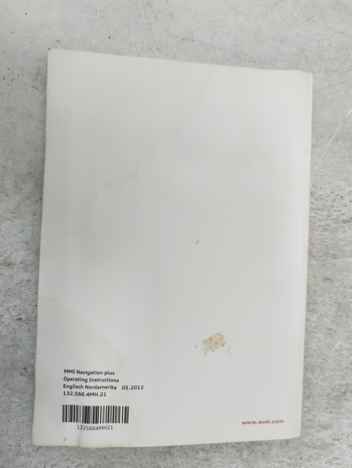 2013 Audi A5 Owners Manual Book Guide P/N:133.561.8F0.23 132.566.4MH.21 OEM Used Auto Parts - Oemusedautoparts1.com