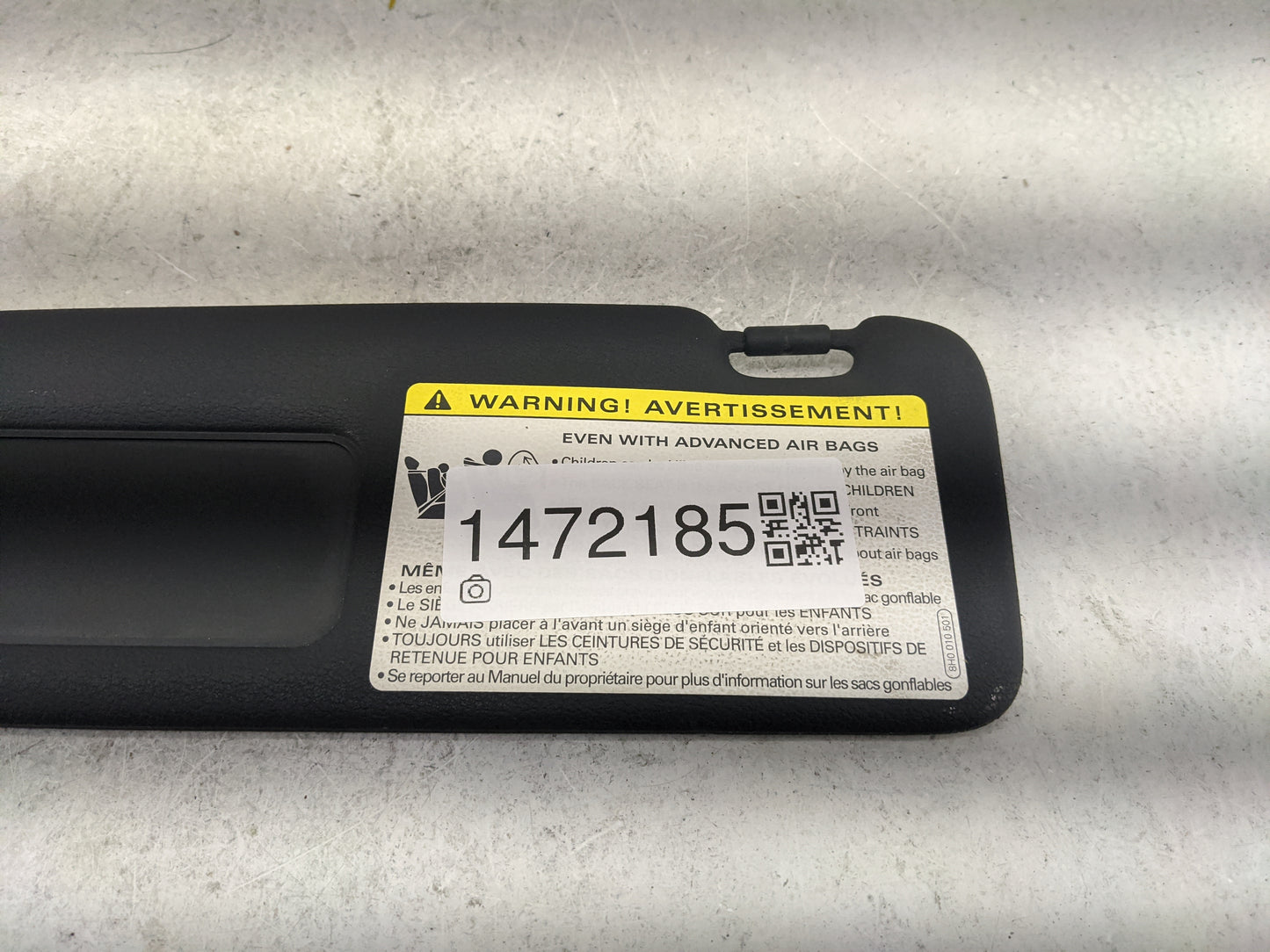2010-2017 Audi A5 Sun Visor Shade Replacement Driver Left Mirror Fits Fits 2010 2011 2012 2013 2014 2015 2016 2017 OEM Used 