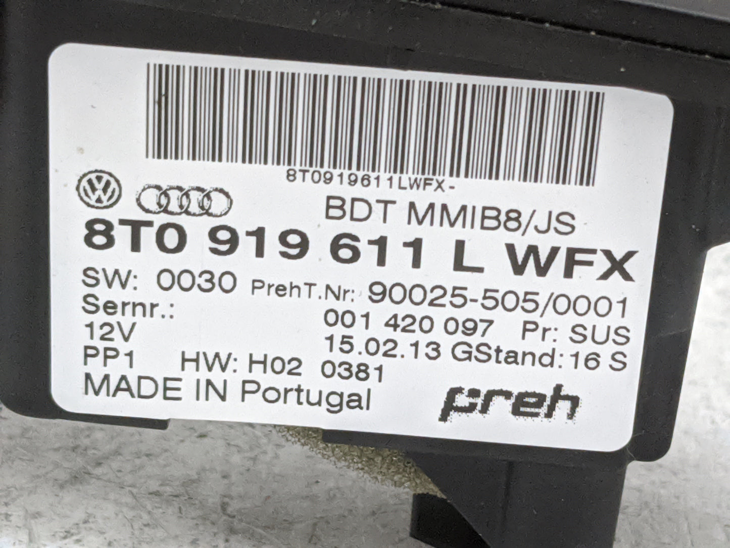 Audi A5 Radio Cd Changer 8t0919611l|8t0919611lwfx - Oemusedautoparts1.com