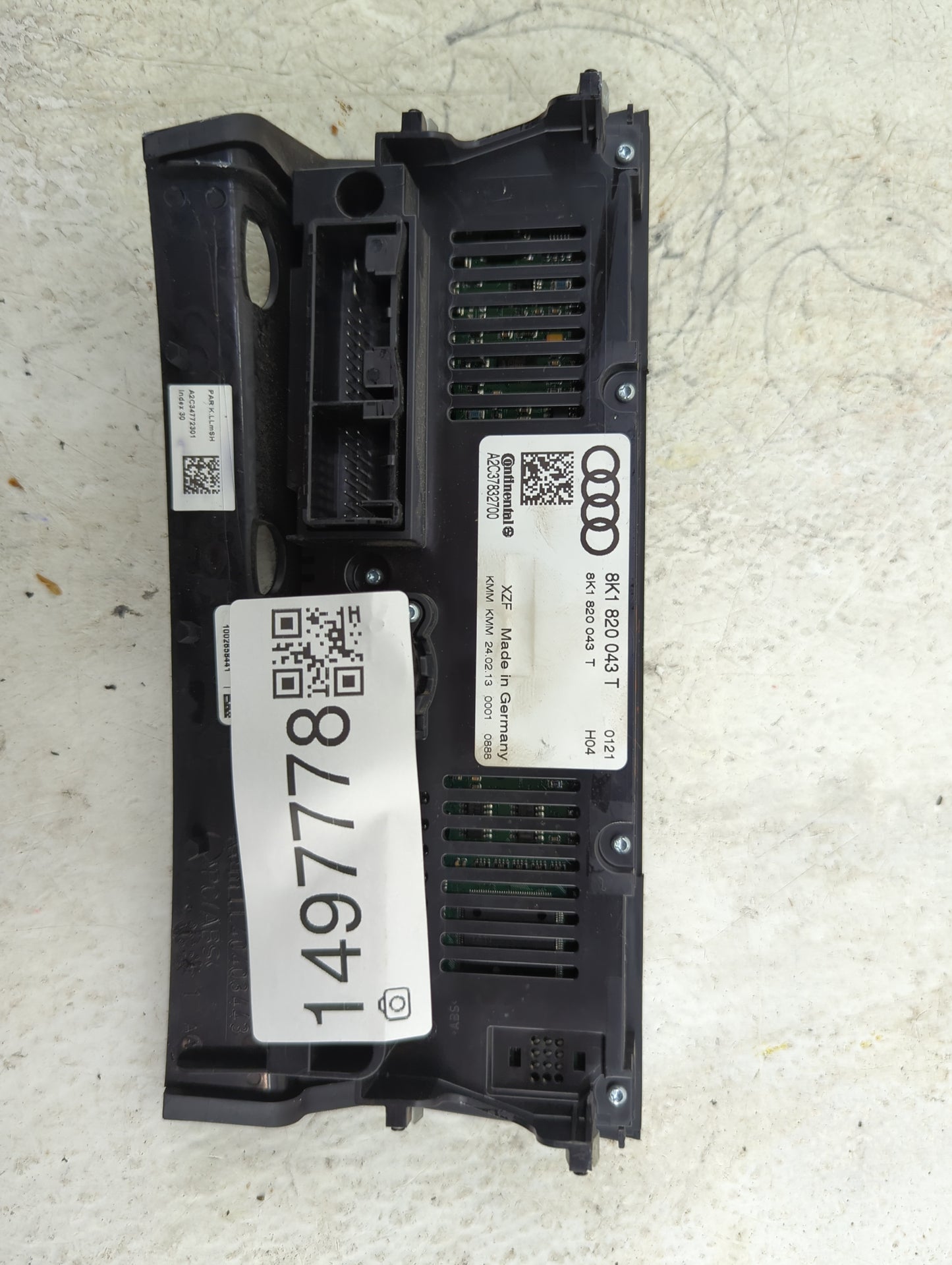 2010-2013 Audi A5 Climate Control Module Temperature AC/Heater Replacement P/N:8K1820043T A2C37832700 Fits OEM Used Auto Par