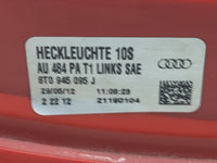2013-2017 Audi A5 Tail Light Assembly Driver Left OEM P/N:8T0945095J Fits Fits 2013 2014 2015 2016 2017 OEM Used Auto Parts 