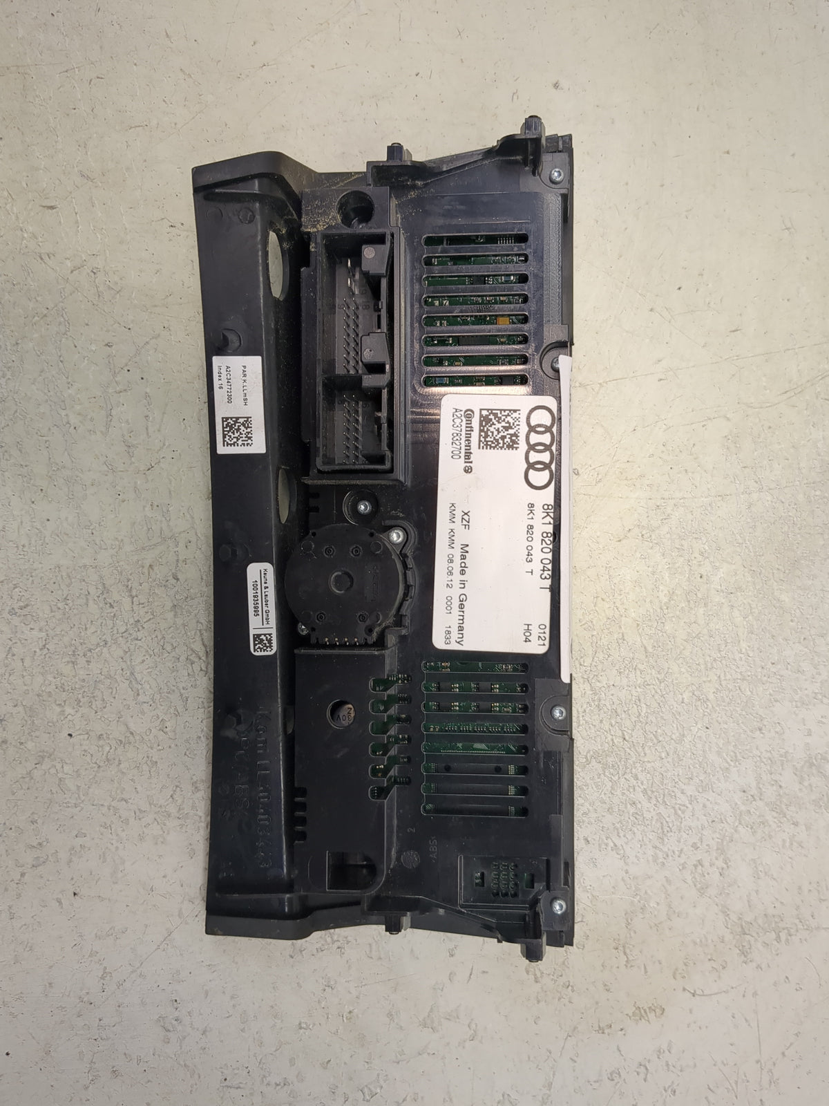 2010-2013 Audi A5 Climate Control Module Temperature AC/Heater Replacement P/N:8K1820043T A2C37832700 Fits OEM Used Auto Par