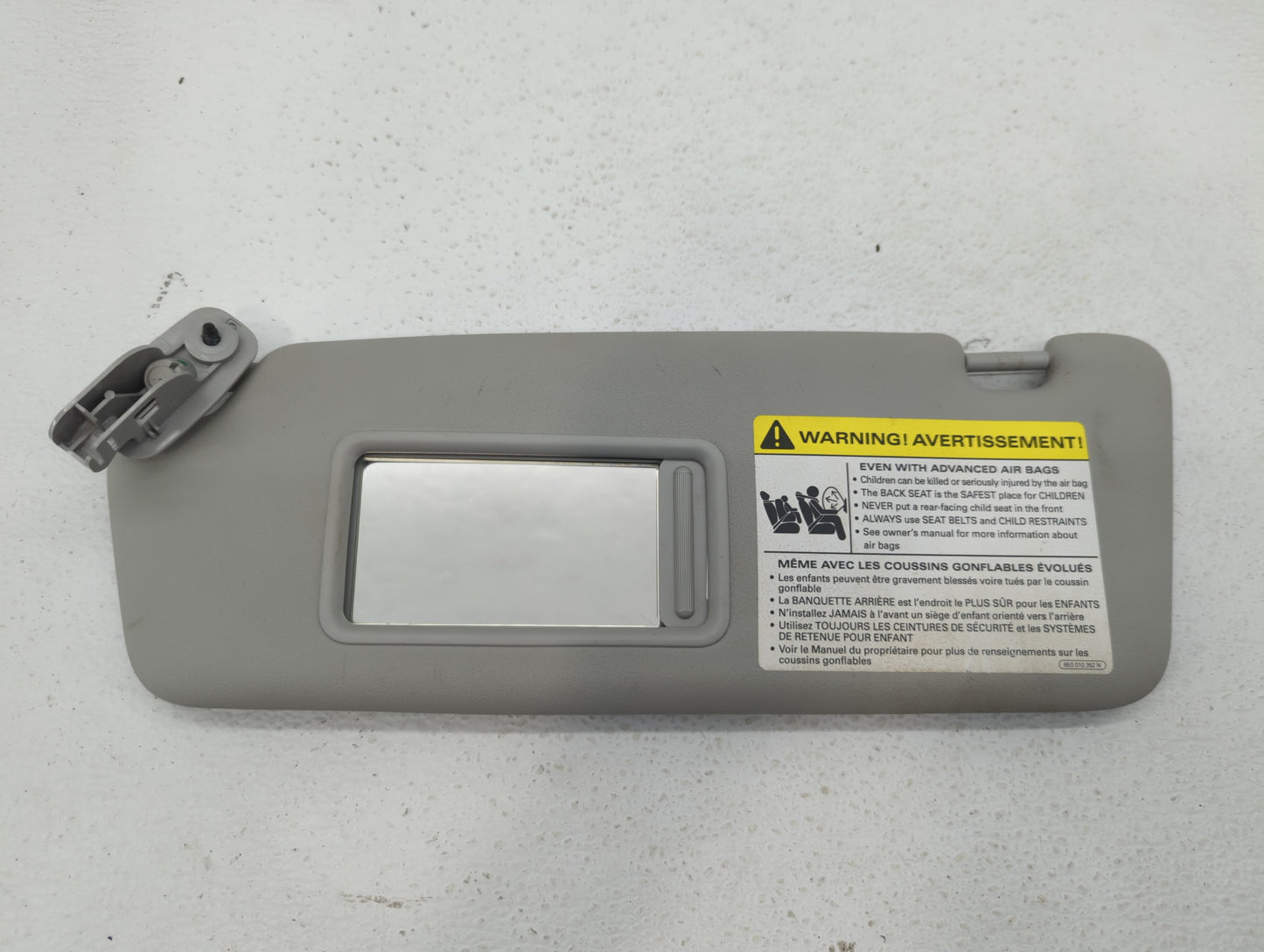 2012-2013 Audi A5 Sun Visor Shade Replacement Driver Left Mirror Fits Fits 2012 2013 OEM Used Auto Parts - Oemusedautoparts1