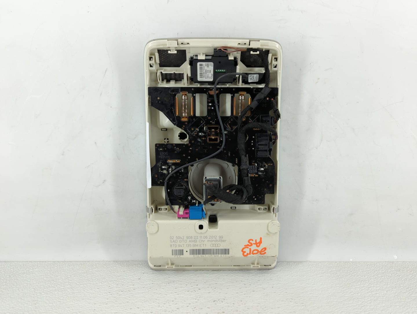 2013 Audi A5 Overhead Roof Console Grey - Oemusedautoparts1.com