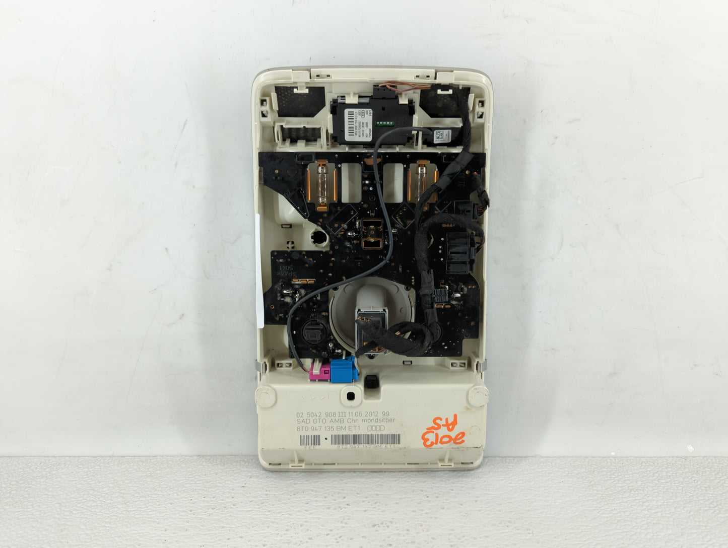 2013 Audi A5 Overhead Roof Console Grey - Oemusedautoparts1.com
