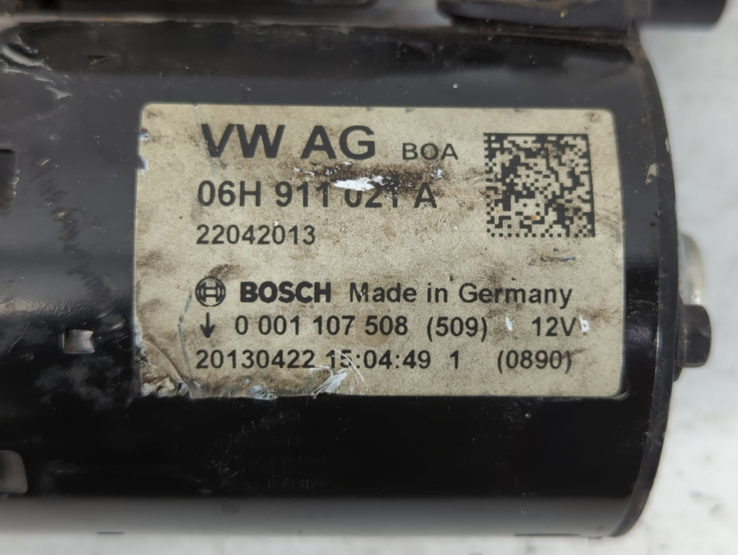 2010-2014 Audi A5 Car Starter Motor Solenoid OEM P/N:0 001 107 508 Fits Fits 2009 2010 2011 2012 2013 2014 2015 2016 2017 OE