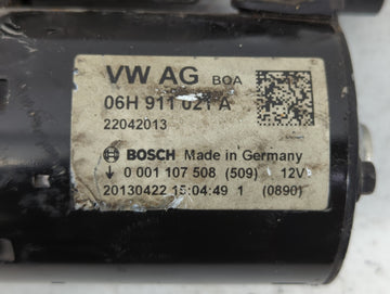 2010-2014 Audi A5 Car Starter Motor Solenoid OEM P/N:0 001 107 508 Fits Fits 2009 2010 2011 2012 2013 2014 2015 2016 2017 OEM Used Auto Parts