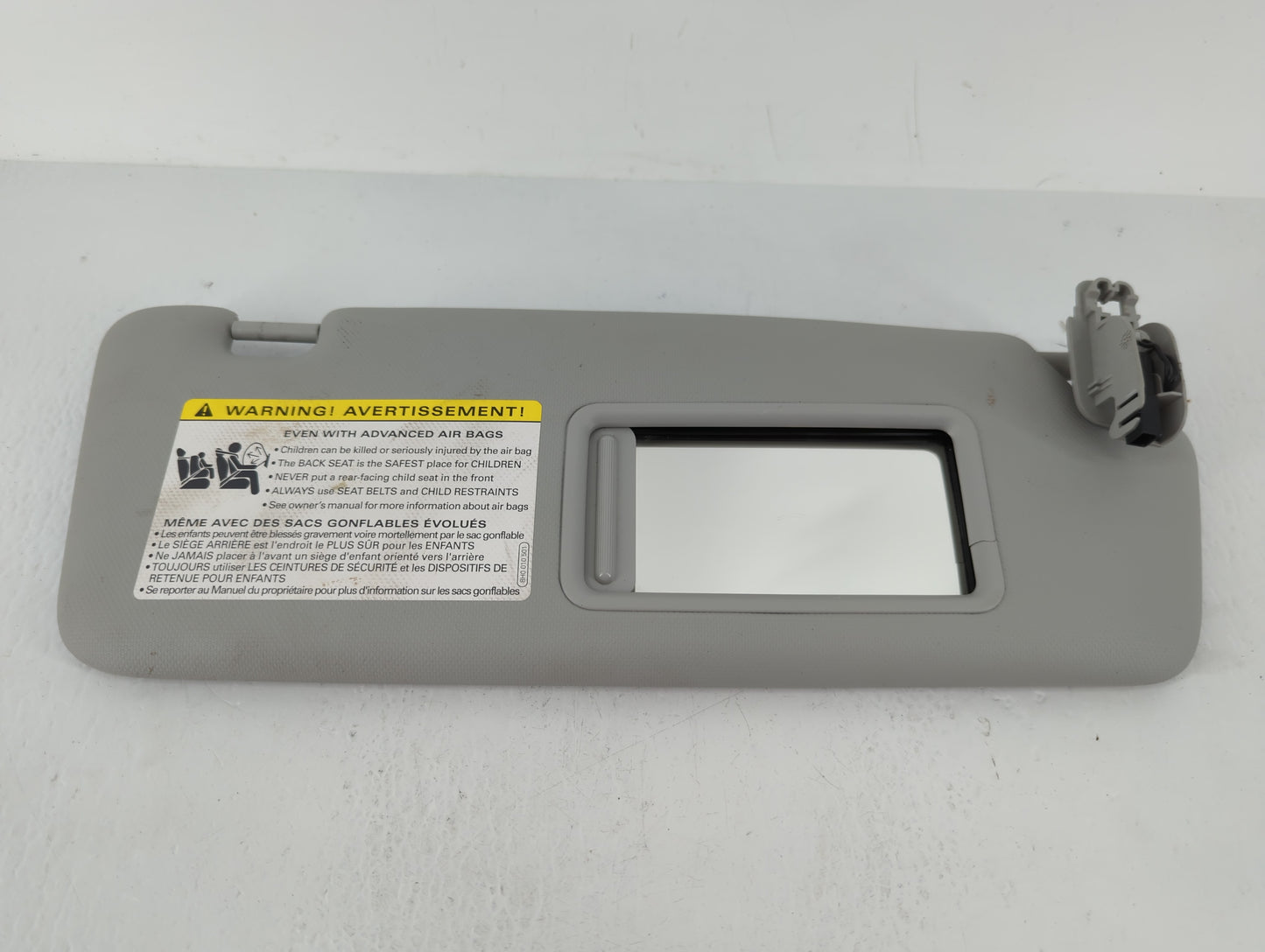 2012-2013 Audi A5 Sun Visor Shade Replacement Passenger Right Mirror Fits Fits 2012 2013 OEM Used Auto Parts - Oemusedautopa