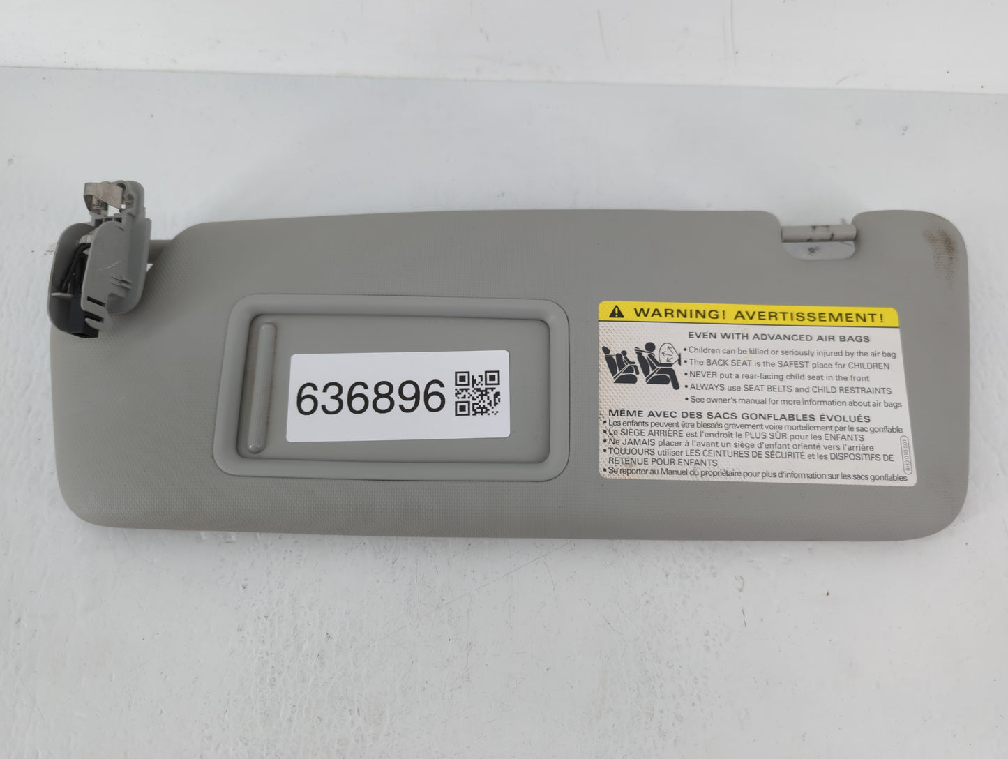 2012-2013 Audi A5 Sun Visor Shade Replacement Driver Left Mirror Fits Fits 2012 2013 OEM Used Auto Parts - Oemusedautoparts1