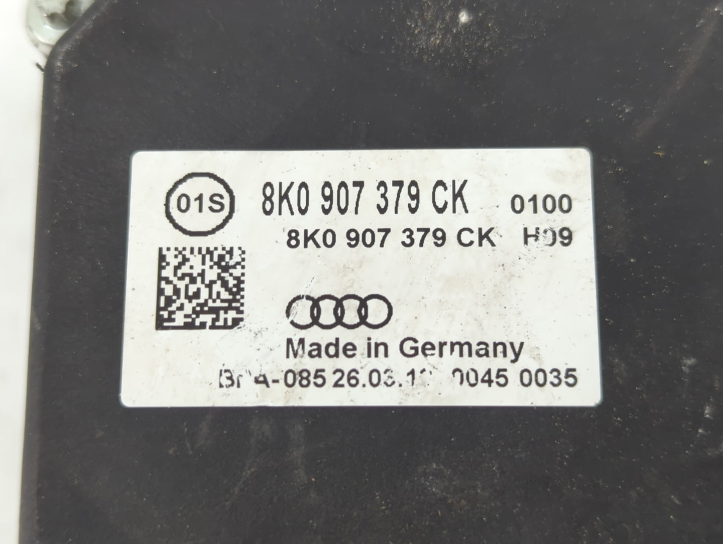 2013 Audi A5 ABS Pump Control Module Replacement P/N:8K0 907 379 CK Fits OEM Used Auto Parts - Oemusedautoparts1.com