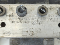 2013 Audi A5 Anti-Lock Brake ABS Pump Module Actuator OEM P/N:8K0 614 517GM 0 265 239 345, 8K0 907 379 CK Fits OEM Used Auto