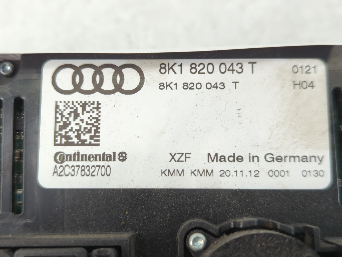 2010-2013 Audi A5 Climate Control Module Temperature AC/Heater Replacement P/N:8K1 820 043 T Fits Fits 2009 2010 2011 2012 2