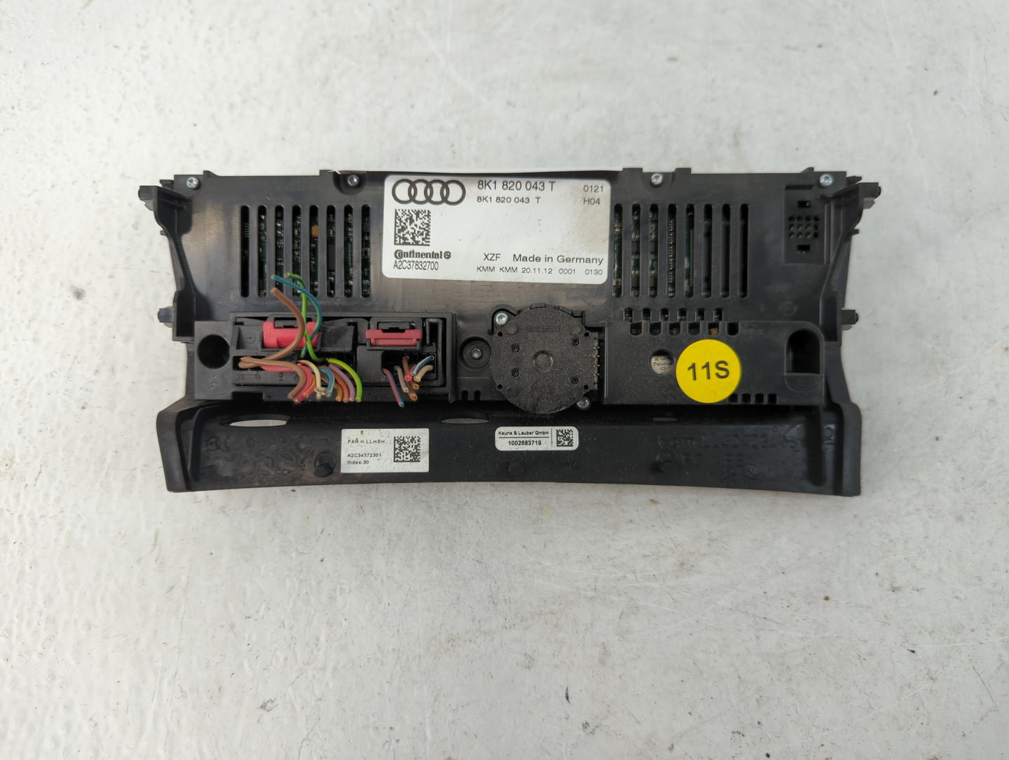 2010-2013 Audi A5 Climate Control Module Temperature AC/Heater Replacement P/N:8K1 820 043 T Fits Fits 2009 2010 2011 2012 2