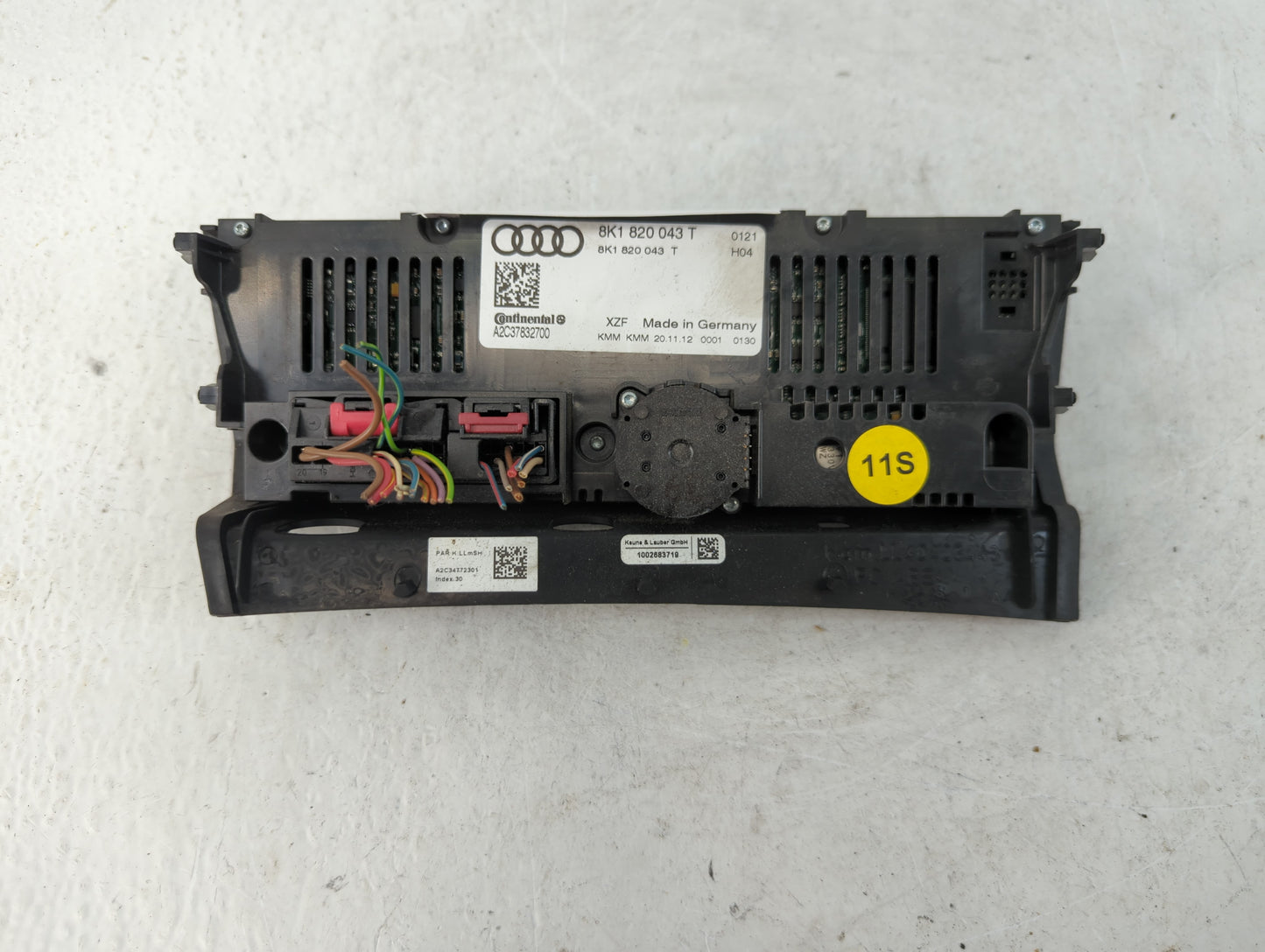 2010-2013 Audi A5 Climate Control Module Temperature AC/Heater Replacement P/N:8K1 820 043 T Fits Fits 2009 2010 2011 2012 2