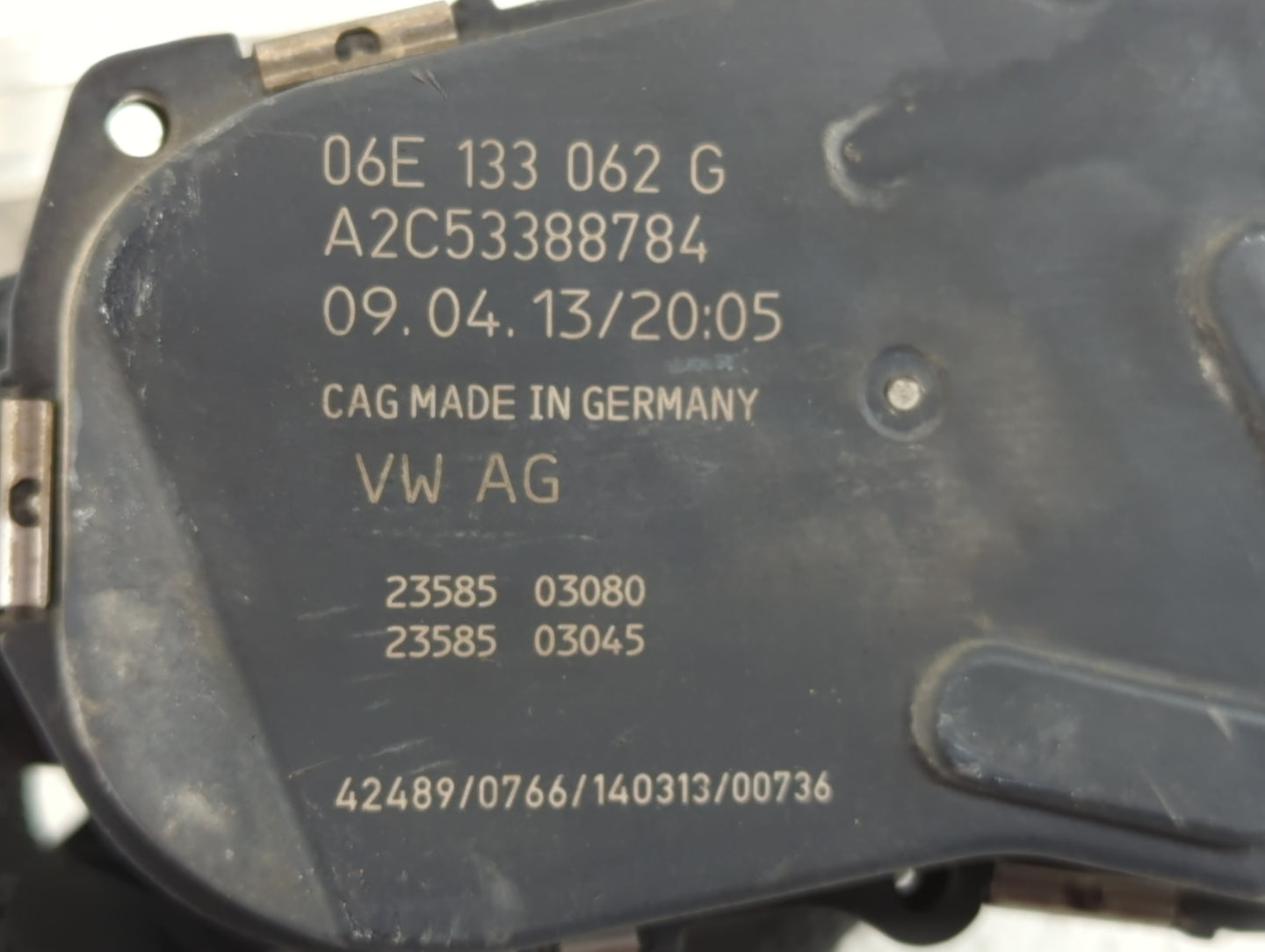 2009-2018 Audi A6 Throttle Body P/N:06E 133 062 G Fits Fits 2008 2009 2010 2011 2012 2013 2014 2015 2016 2017 2018 2019 OEM 