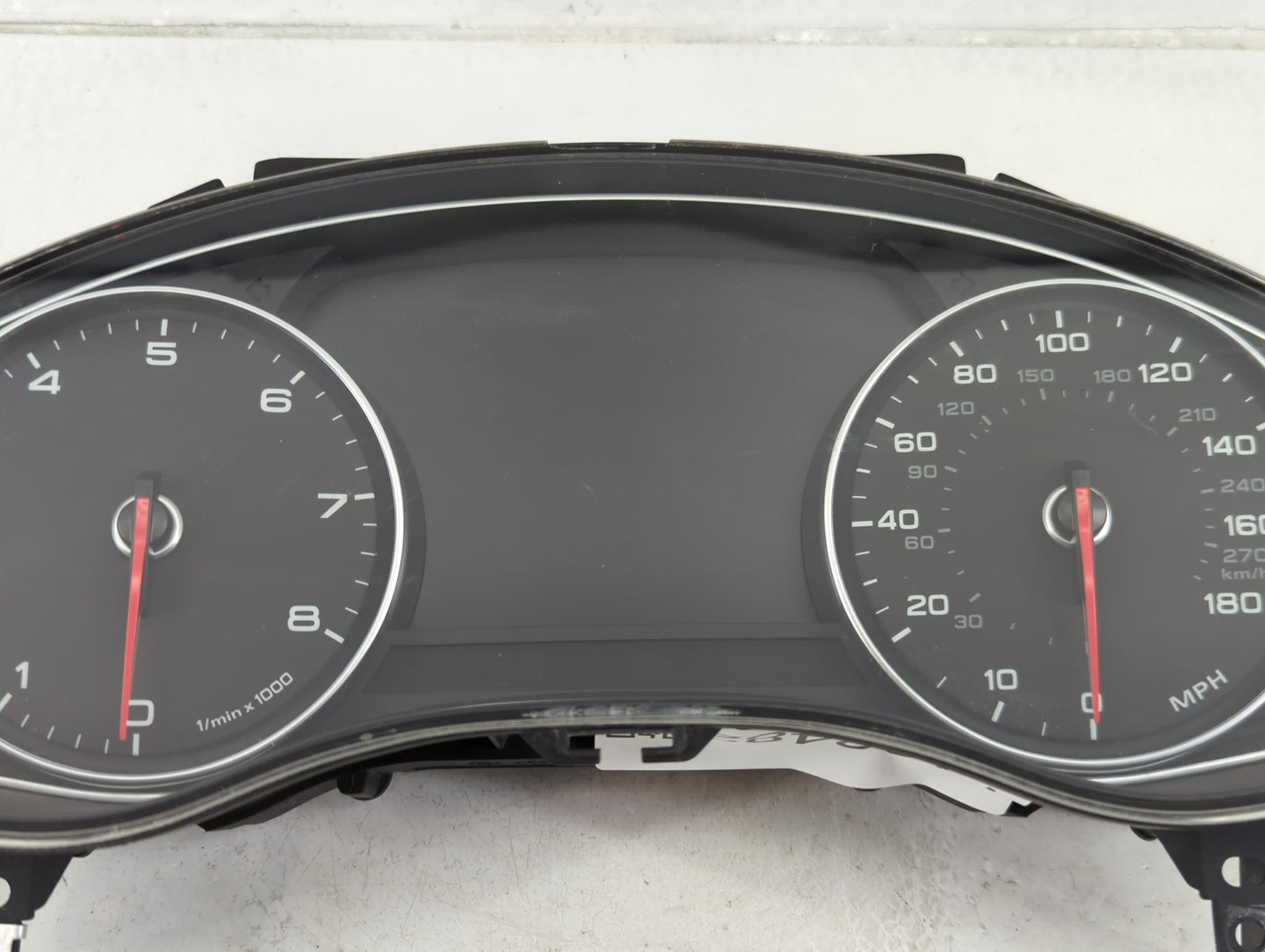 2012-2015 Audi A6 Instrument Cluster Speedometer Gauges P/N:4GB 920 983 L Fits Fits 2012 2013 2014 2015 OEM Used Auto Parts 