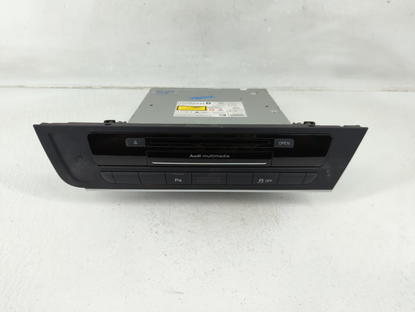 2007-2013 Audi A6 Radio AM FM Cd Player Receiver Replacement Fits Fits 2007 2008 2009 2010 2011 2012 2013 OEM Used Auto Part