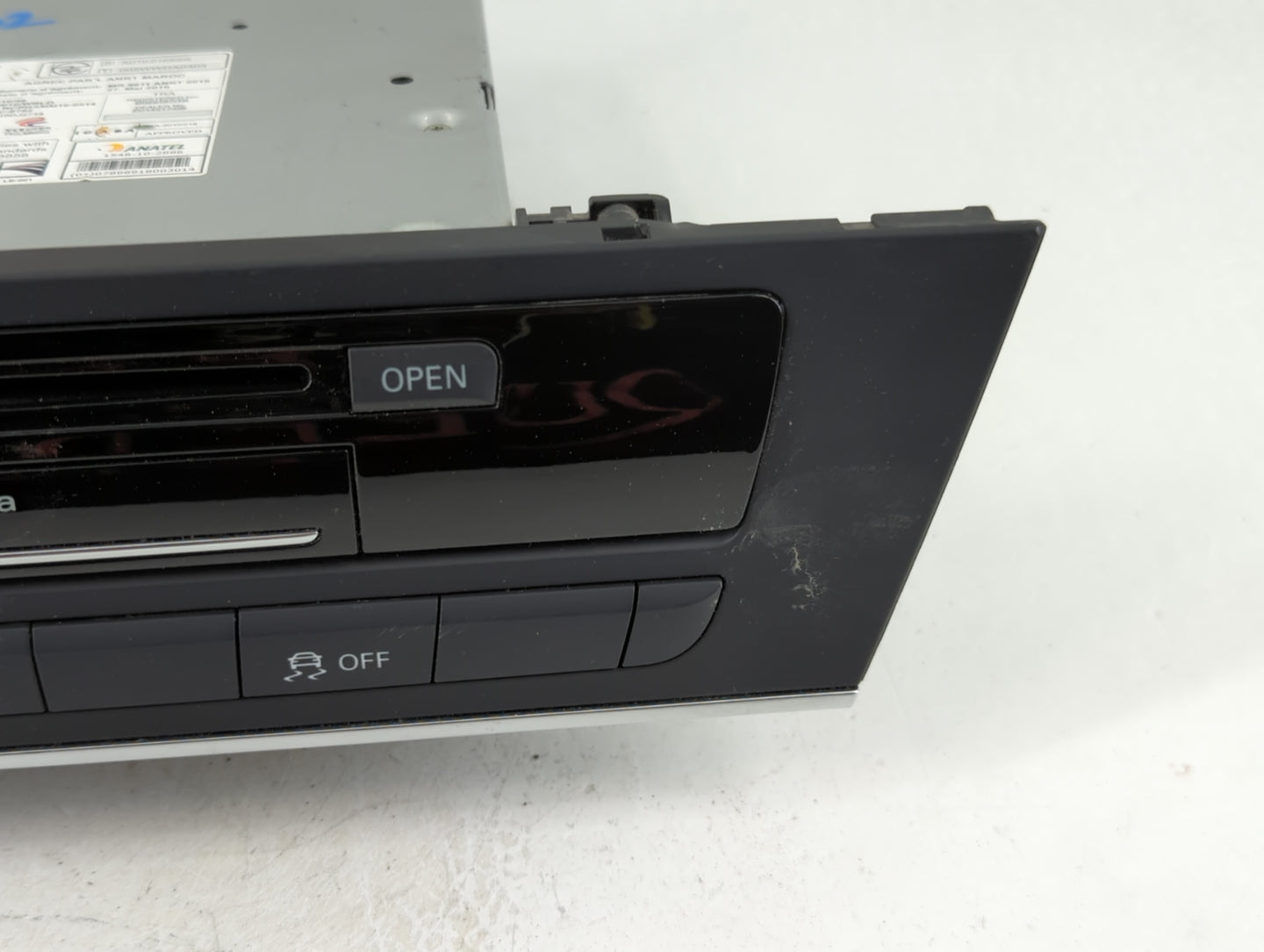2007-2013 Audi A6 Radio AM FM Cd Player Receiver Replacement Fits Fits 2007 2008 2009 2010 2011 2012 2013 OEM Used Auto Part