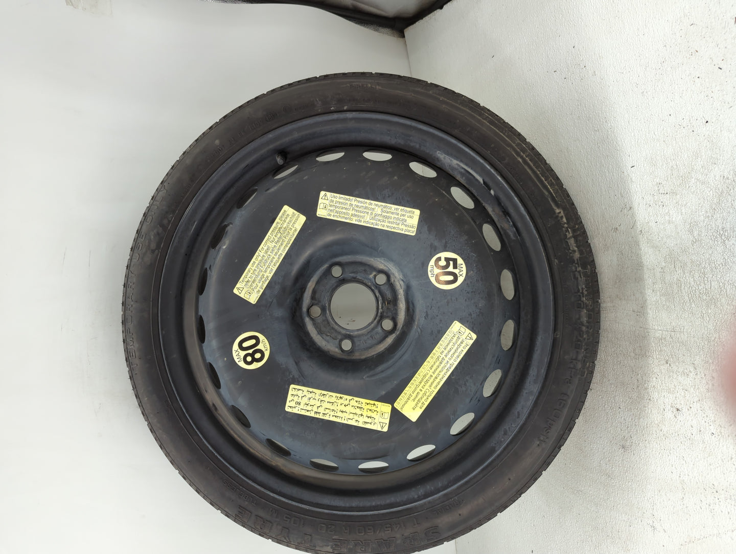 2012-2018 Audi A6 Spare Donut Tire Wheel Rim Oem - Oemusedautoparts1.com