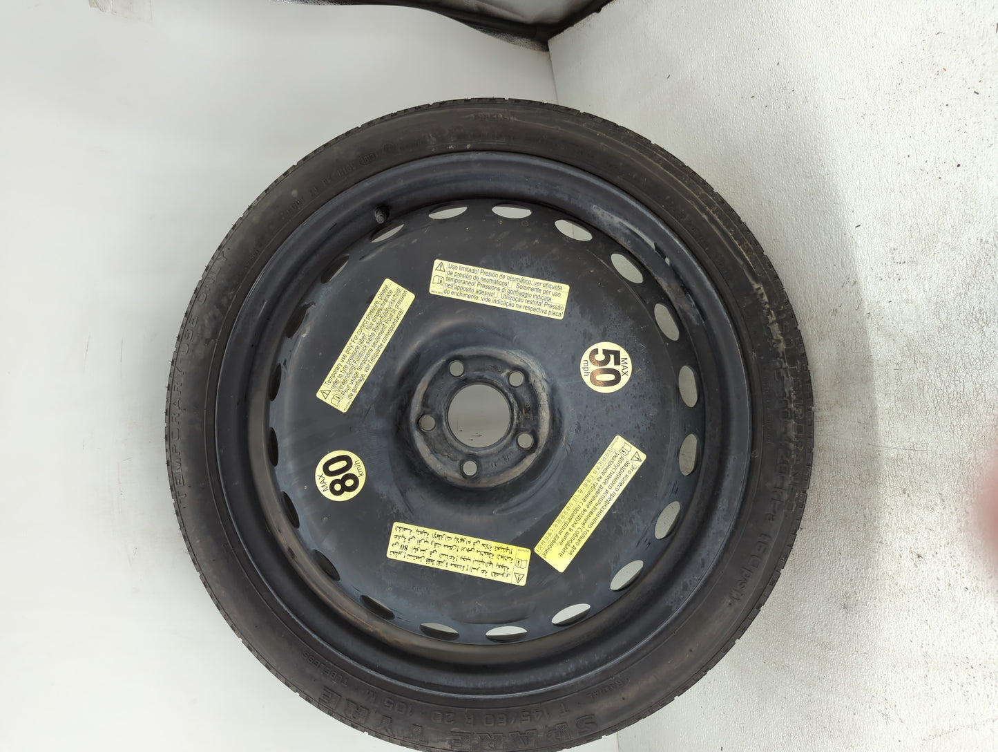 2012-2018 Audi A6 Spare Donut Tire Wheel Rim Oem - Oemusedautoparts1.com