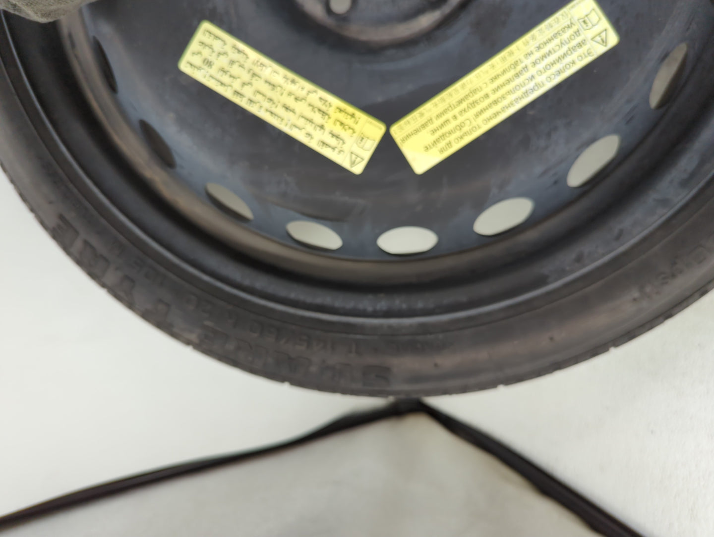 2012-2018 Audi A6 Spare Donut Tire Wheel Rim Oem - Oemusedautoparts1.com