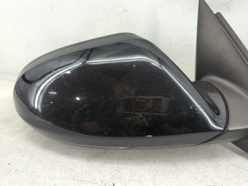 2012-2013 Audi A6 Driver Left Side View Manual Door Mirror Black