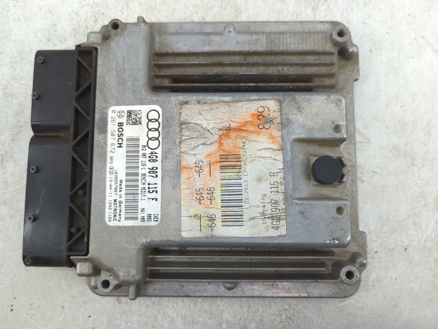 2013-2016 Audi A6 PCM Engine Control Computer ECU ECM PCU OEM P/N:4G0907115F 0261S07672, 8K2907115L Fits Fits 2013 2014 2015