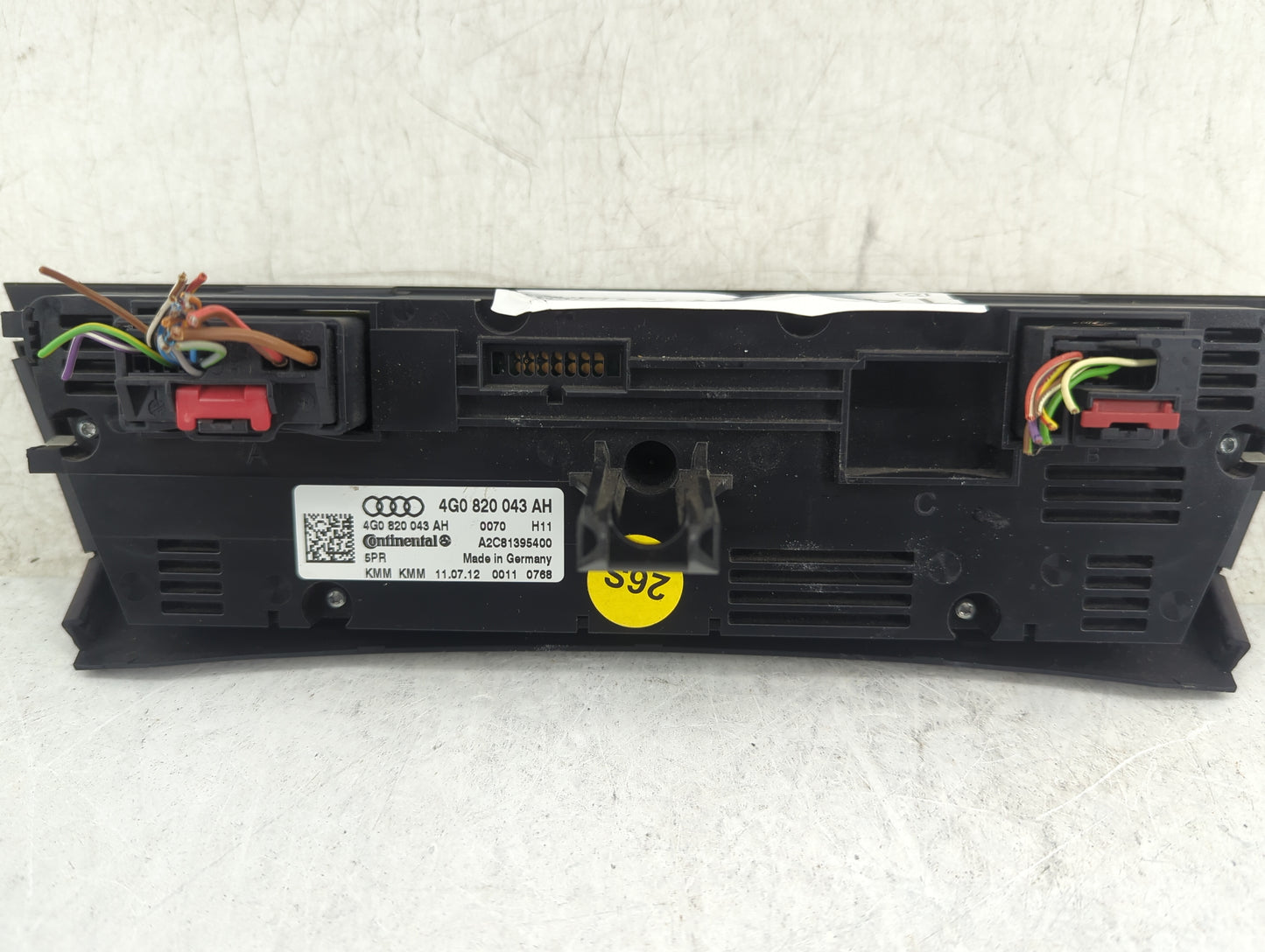 2012-2015 Audi A6 Climate Control Module Temperature AC/Heater Replacement P/N:4G0 820 043 AH Fits Fits 2012 2013 2014 2015 
