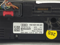 2012-2015 Audi A6 Climate Control Module Temperature AC/Heater Replacement P/N:4G0 820 043 AH Fits Fits 2012 2013 2014 2015 