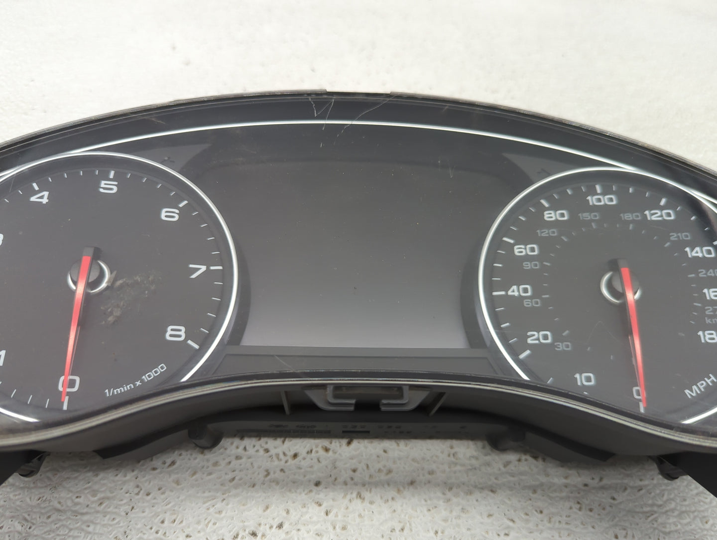 2012-2015 Audi A6 Instrument Cluster Speedometer Gauges P/N:4G8920983E 0263672158 Fits Fits 2012 2013 2014 2015 OEM Used Aut
