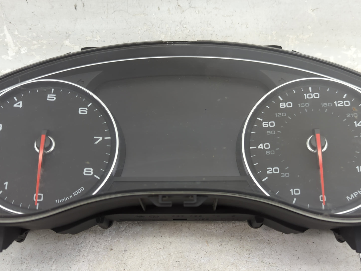 2012-2015 Audi A6 Instrument Cluster Speedometer Gauges P/N:0 263 672 158 4G8 920 983 E Miles: Fits Fits 2012 2013 2014 2015