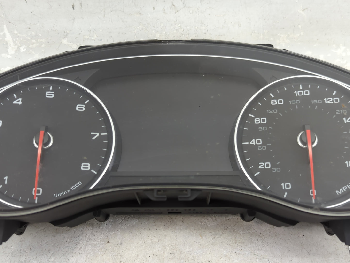 2012-2015 Audi A6 Instrument Cluster Speedometer Gauges P/N:0 263 672 158 4G8 920 983 E Miles: Fits Fits 2012 2013 2014 2015