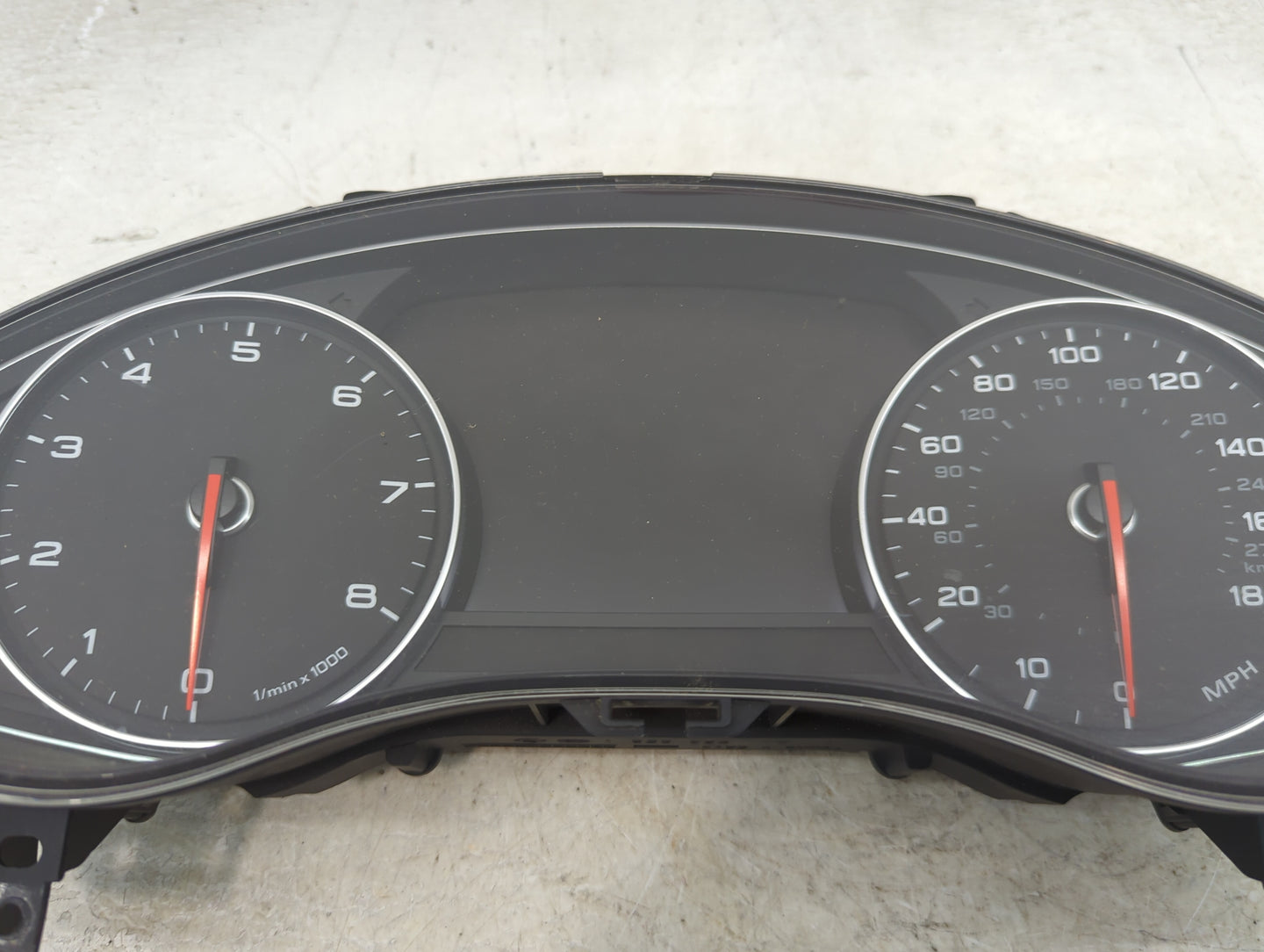 2012-2015 Audi A6 Instrument Cluster Speedometer Gauges P/N:0 263 672 158 4G8 920 983 E Miles: Fits Fits 2012 2013 2014 2015