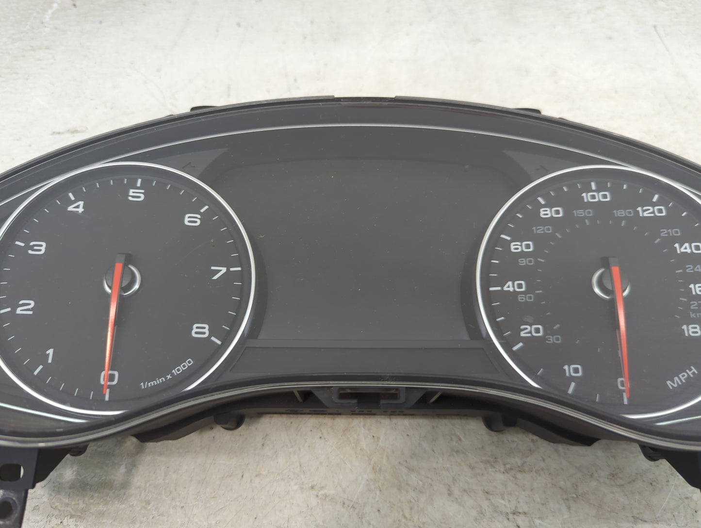 2012-2015 Audi A6 Instrument Cluster Speedometer Gauges P/N:0 263 672 158 4G8 920 983 E Miles: Fits Fits 2012 2013 2014 2015