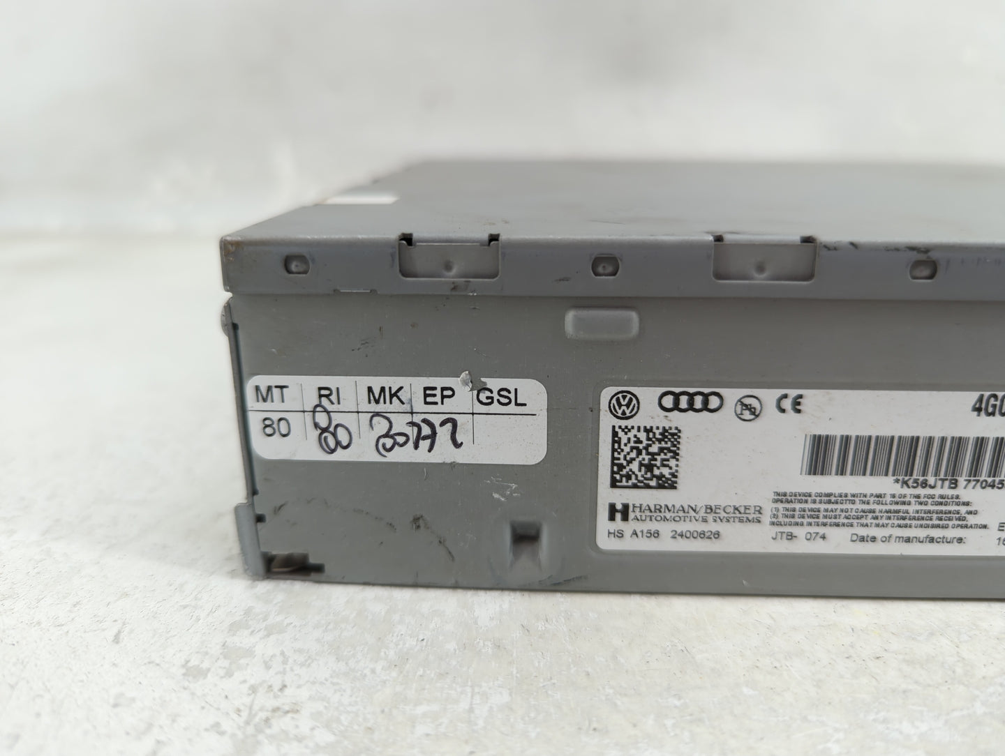 2012-2015 Audi A6 Radio AM FM Cd Player Receiver Replacement P/N:4G0 035 082 E Fits Fits 2010 2011 2012 2013 2014 2015 2016 