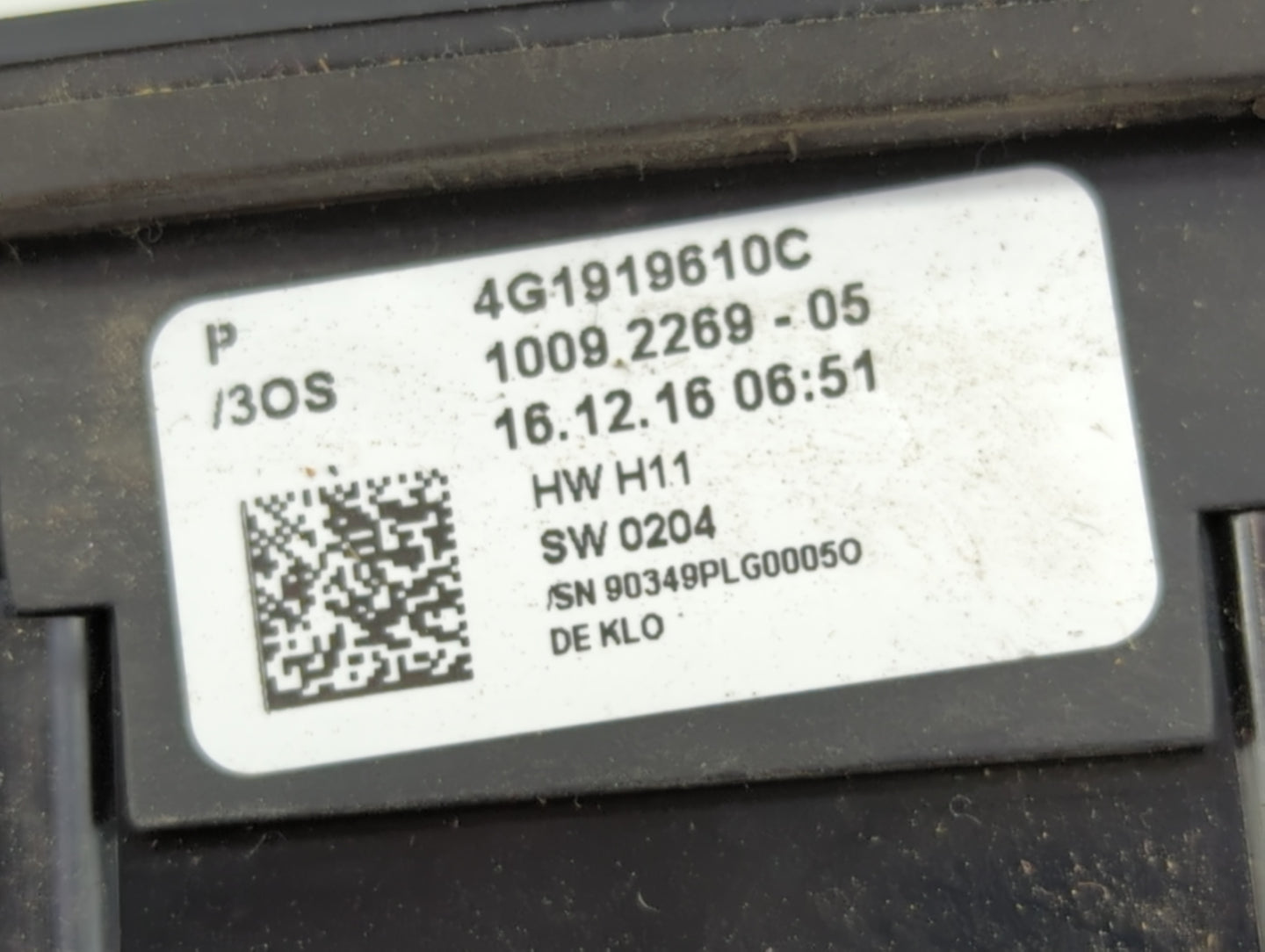 2012-2015 Audi A6 Radio Control Panel 1455889 - Oemusedautoparts1.com