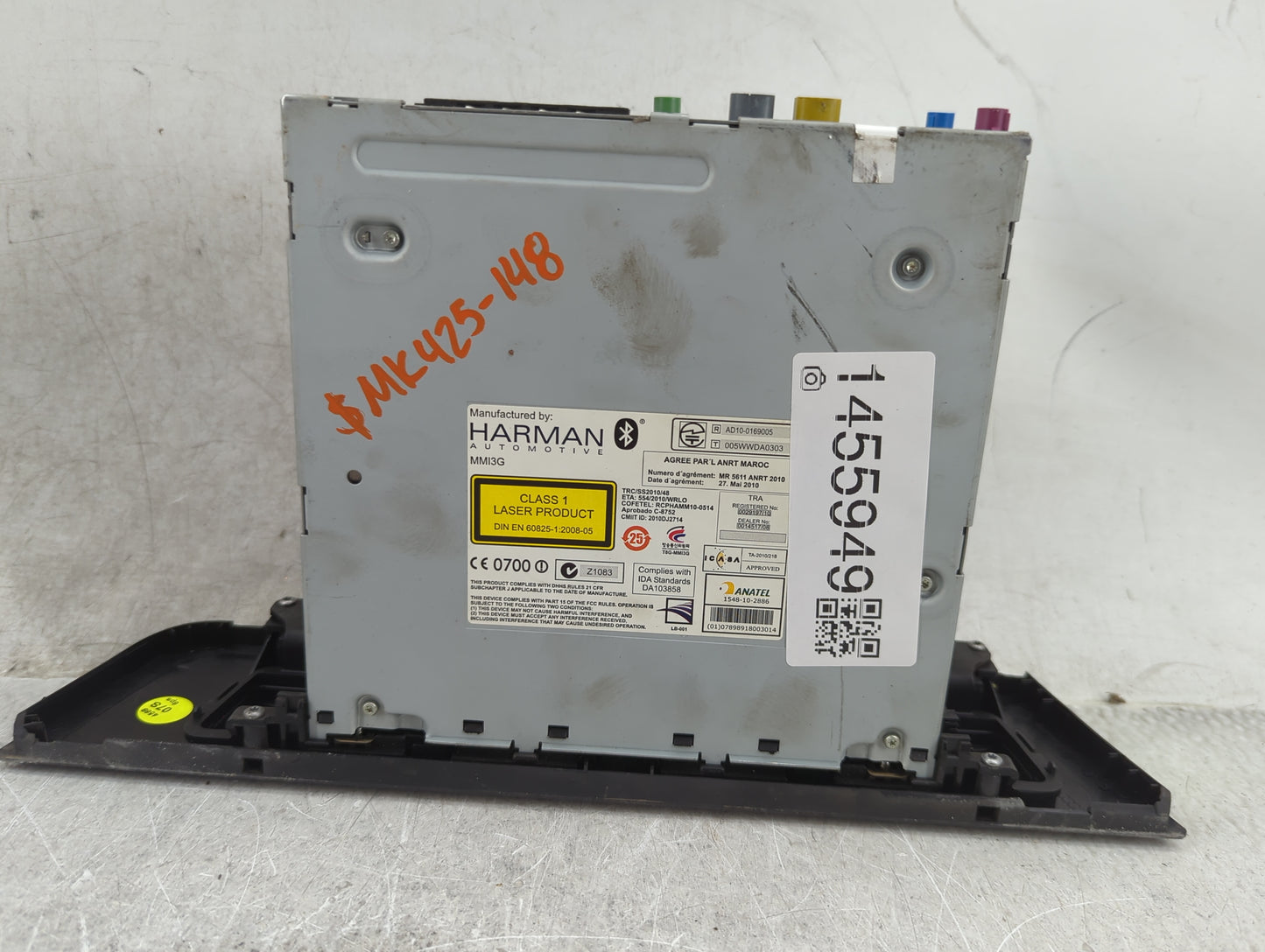 2012-2015 Audi A6 Radio AM FM Cd Player Receiver Replacement P/N:4G0035746D 4G0035746B Fits Fits 2012 2013 2014 2015 OEM Use