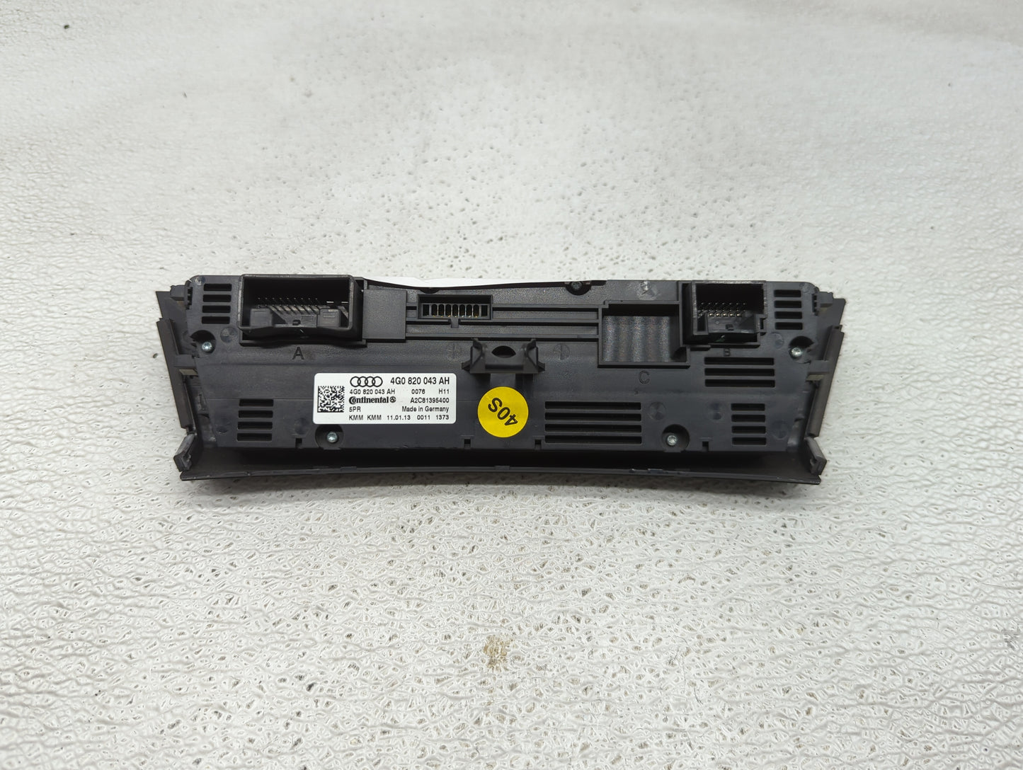 2012-2015 Audi A6 Climate Control Module Temperature AC/Heater Replacement P/N:4G0 820 043 AH Fits Fits 2012 2013 2014 2015 