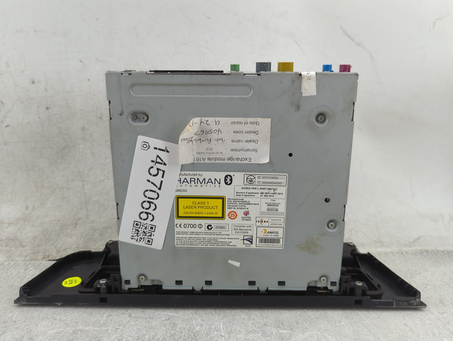 2012-2015 Audi A6 Radio AM FM Cd Player Receiver Replacement P/N:4G0035746D 4G0035746B Fits Fits 2012 2013 2014 2015 OEM Use