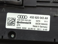 2012-2015 Audi A6 Climate Control Module Temperature AC/Heater Replacement P/N:4G0 820 043 AH Fits Fits 2012 2013 2014 2015 