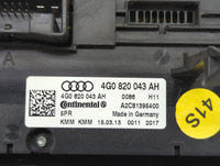 2012-2015 Audi A6 Climate Control Module Temperature AC/Heater Replacement P/N:4G0 820 043 AH Fits Fits 2012 2013 2014 2015 