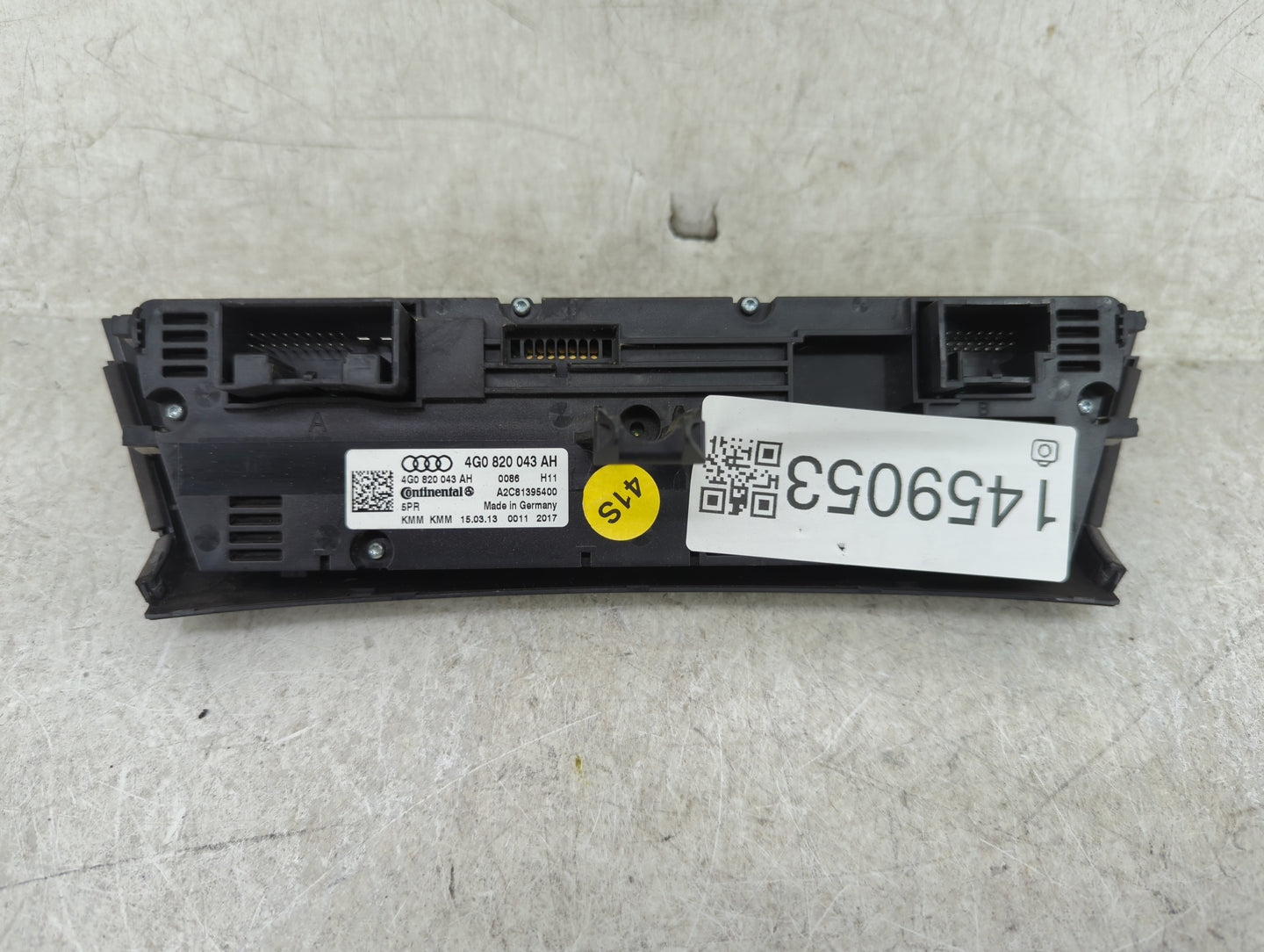 2012-2015 Audi A6 Climate Control Module Temperature AC/Heater Replacement P/N:4G0 820 043 AH Fits Fits 2012 2013 2014 2015 
