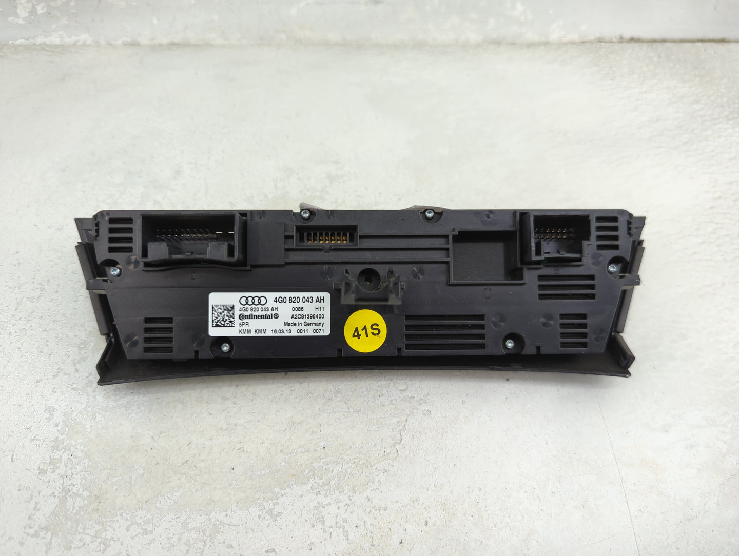 2012-2015 Audi A6 Climate Control Module Temperature AC/Heater Replacement P/N:4G0820043AH A2C81395400 Fits OEM Used Auto Pa