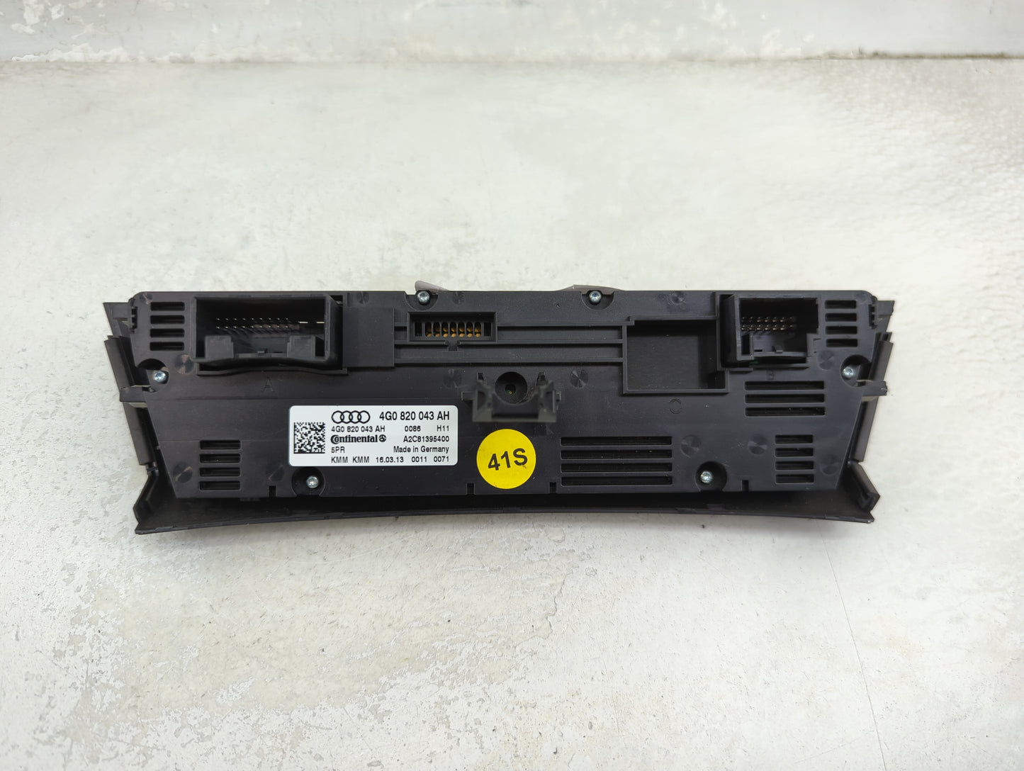 2012-2015 Audi A6 Climate Control Module Temperature AC/Heater Replacement P/N:4G0820043AH A2C81395400 Fits OEM Used Auto Pa