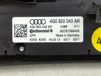 2012-2015 Audi A6 Climate Control Module Temperature AC/Heater Replacement P/N:4G0820043AH A2C81395400 Fits OEM Used Auto Pa