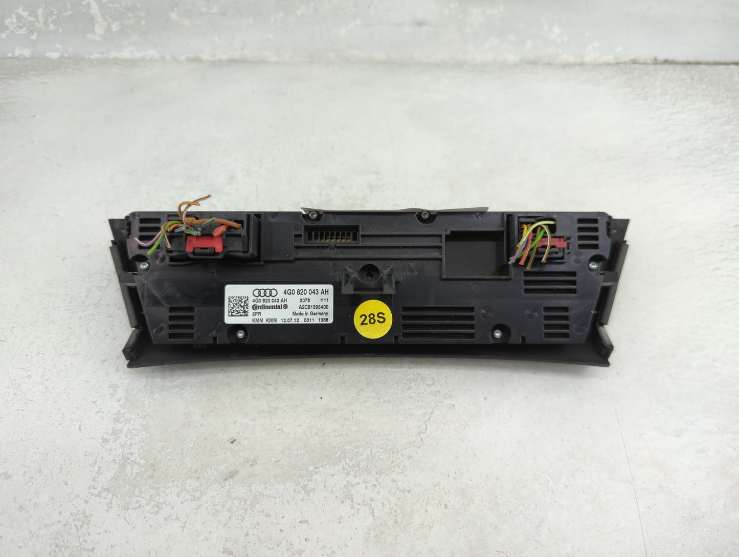 2012-2015 Audi A6 Climate Control Module Temperature AC/Heater Replacement P/N:4G0820043AH A2C81395400 Fits OEM Used Auto Pa